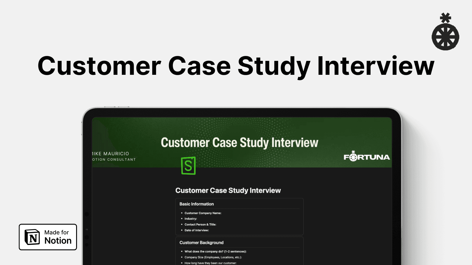 Fortuna Customer Case Study Interview