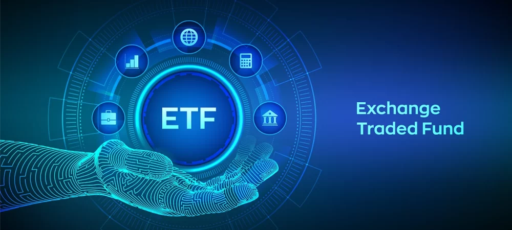 Hand demonstrating ETFs as simple way to invest