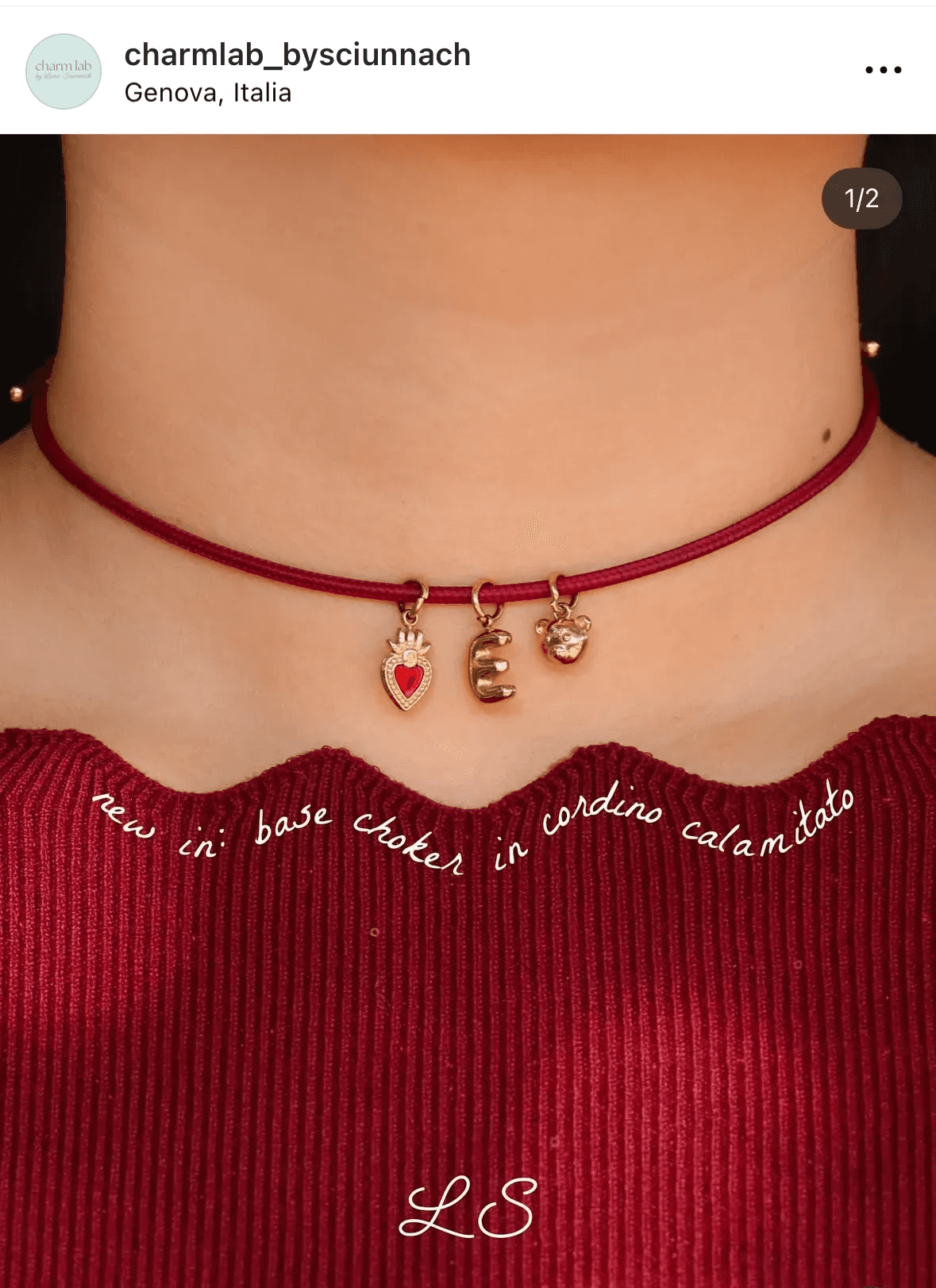 Visual per Instagram curato da Aura Studio, agenzia di comunicazione di Genova: storytelling del brand, content design e valorizzazione dei gioielli Laura Sciunnach tramite strategia social mirata.