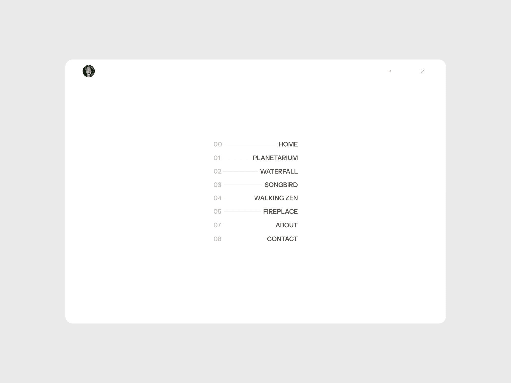 Menu Visuals
