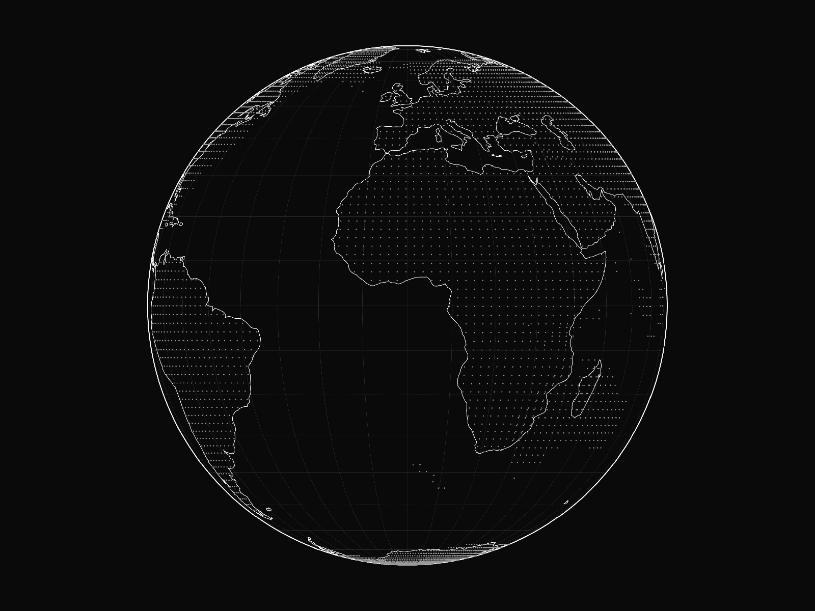 Wireframe Globe
