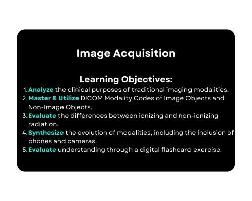 IMG_101: Image Aquisition