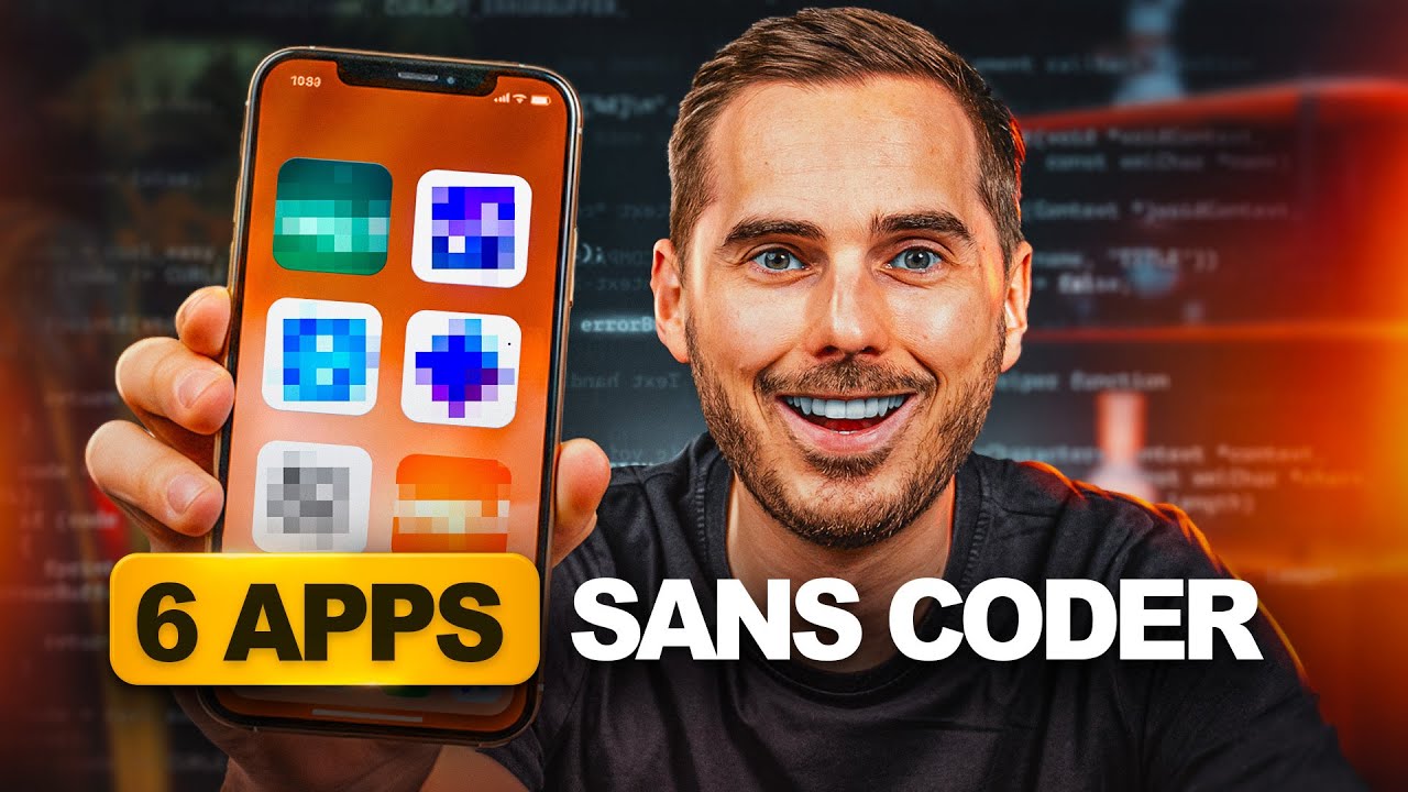 Video Youtube Oseille TV : J'ai créé 6 applications sans coder ! (pour moins de 1500€)