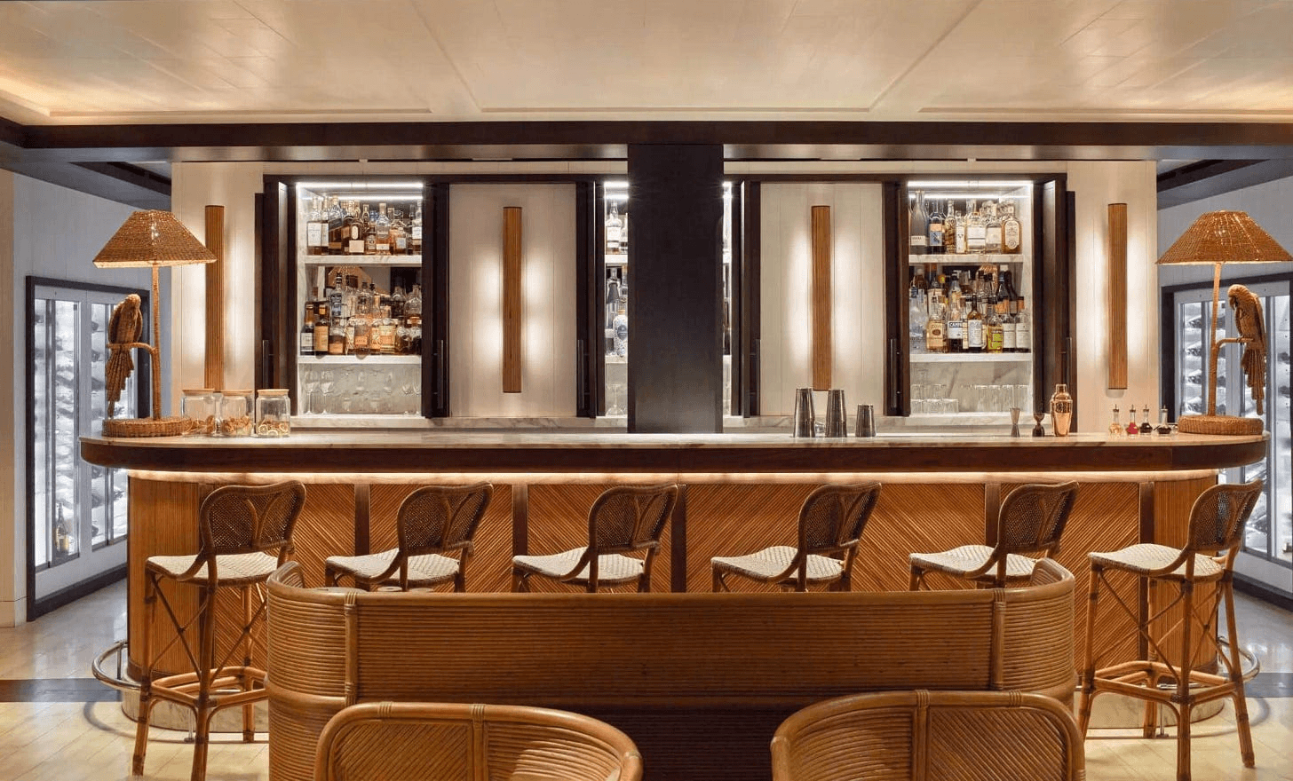 Le Bar au Carl Gustaf à Saint-Barth