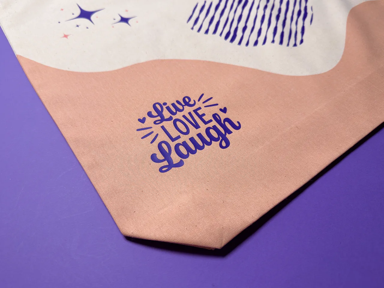 Tasche "Live Love Laugh"