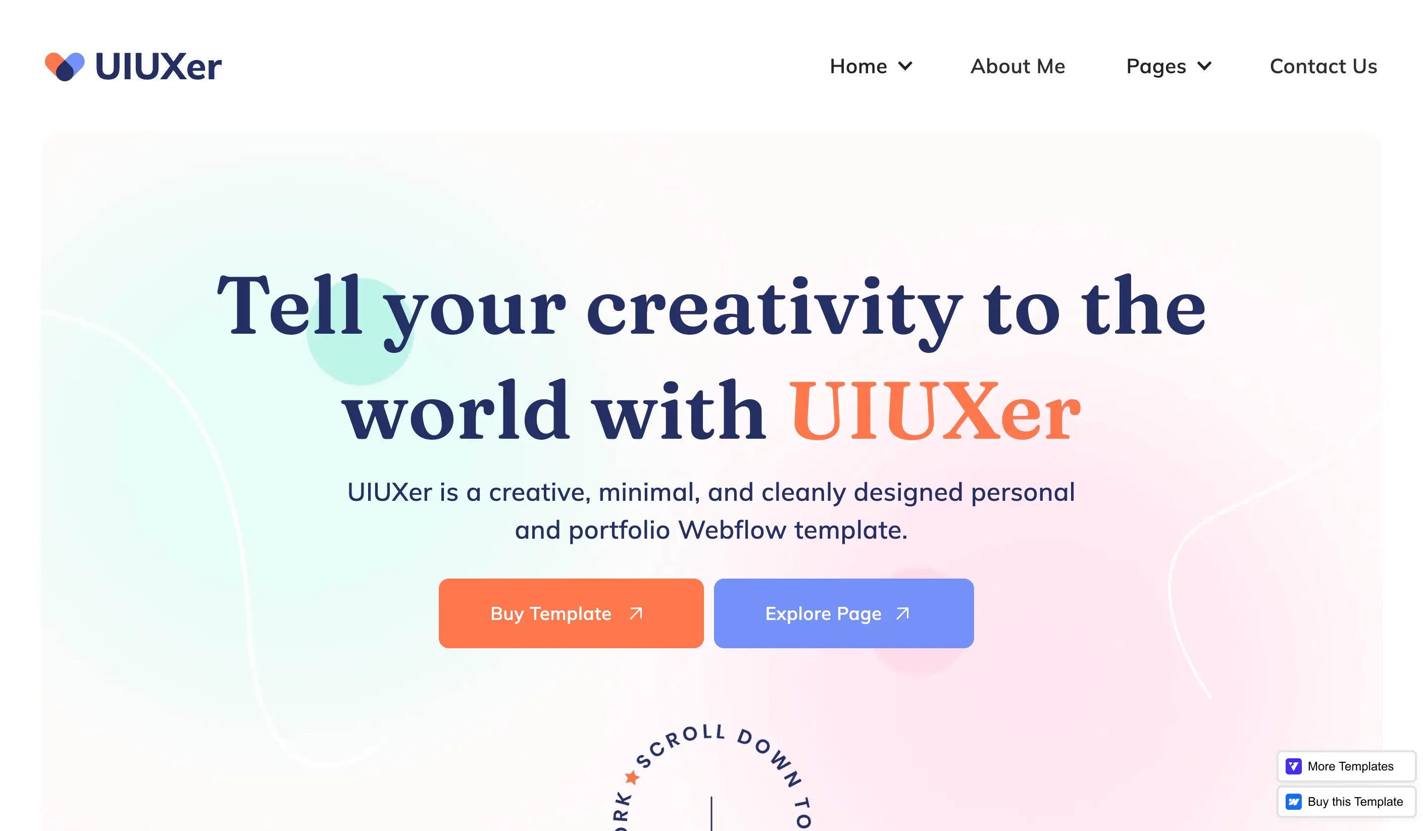 8 Stunning Webflow Templates to Elevate Your Site in 2026 - VictorFlow UIUXer ($49)