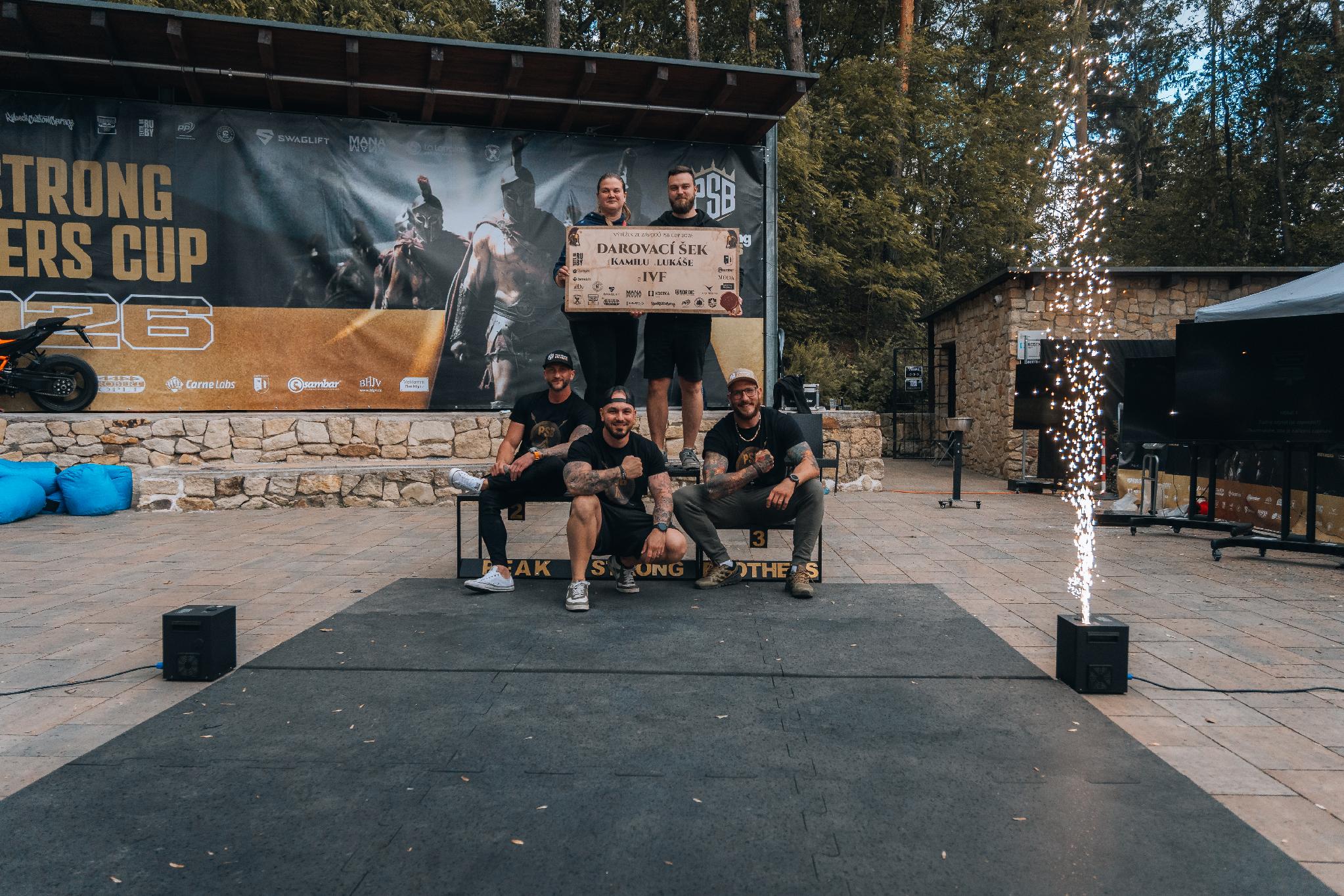 Darovací šek z PSB CUP vol.2