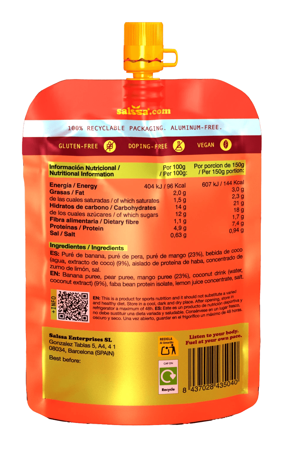 Salssa build back pouch