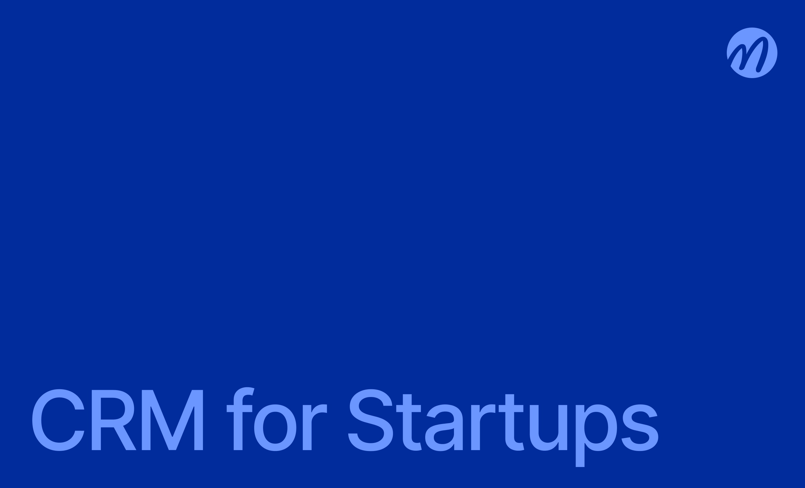 CRM for startups