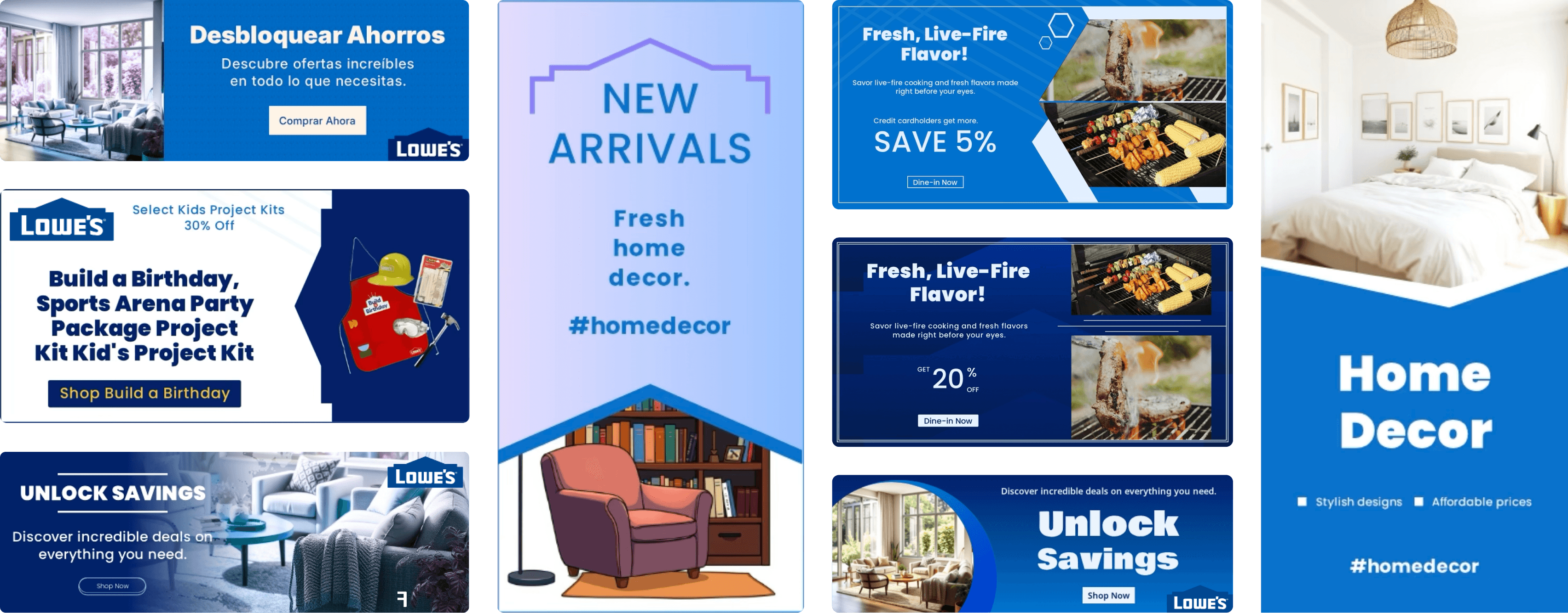 LDM Output: On-brand designs