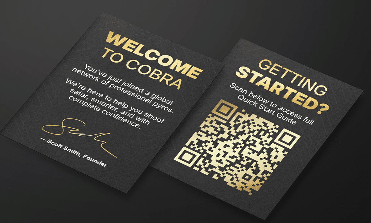 COBRA Firing Systems — Premium Welcome Experience — image 3