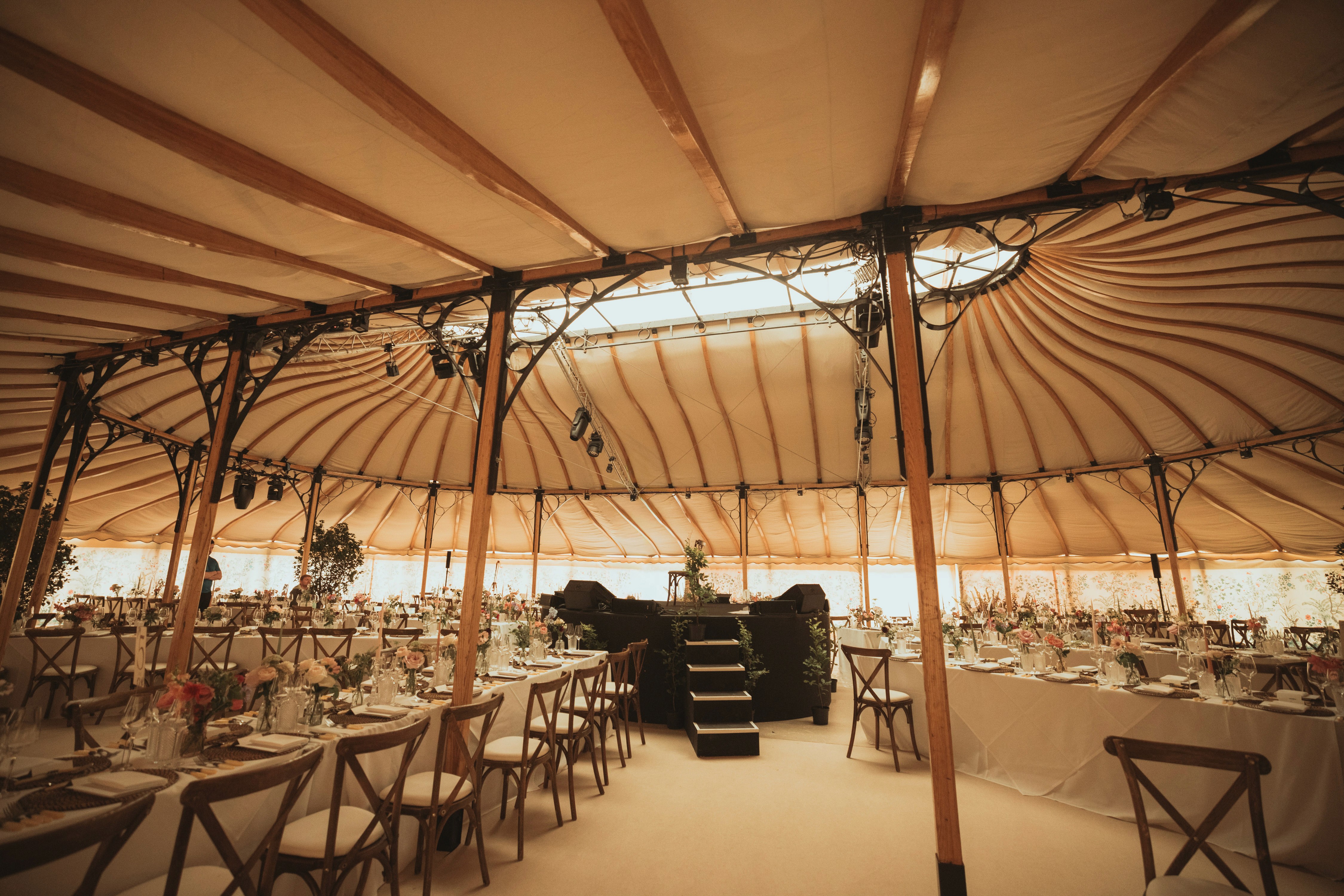 Luxury wedding catering with bespoke menus and elegant presentation