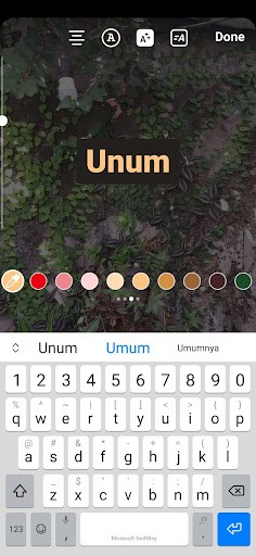 add a voiceover on IG Reels