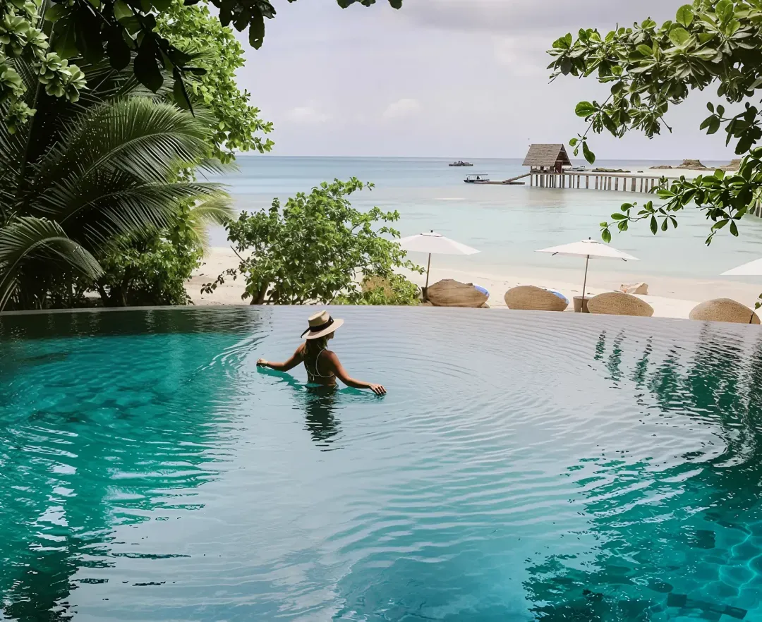 Girl In The Pool