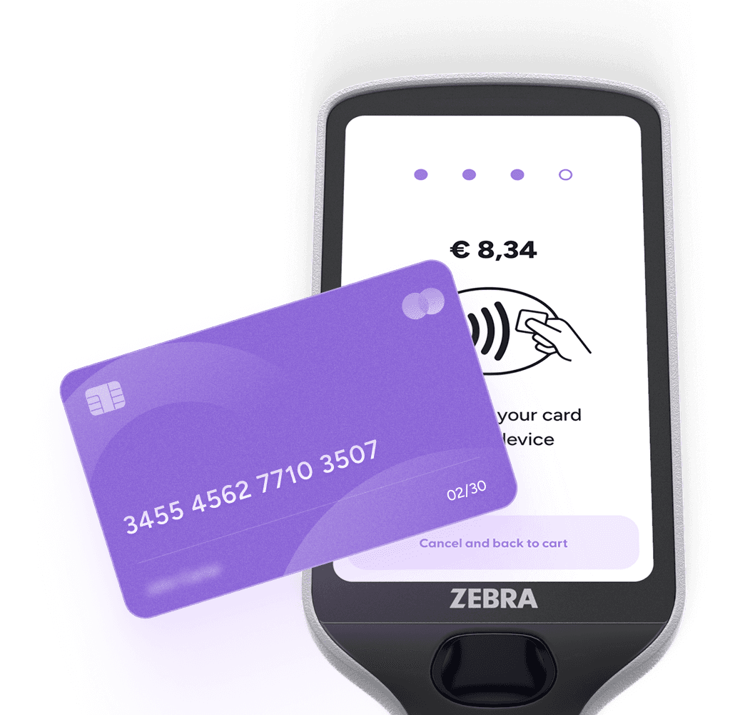 shopreme handheld scanner - contactless payment