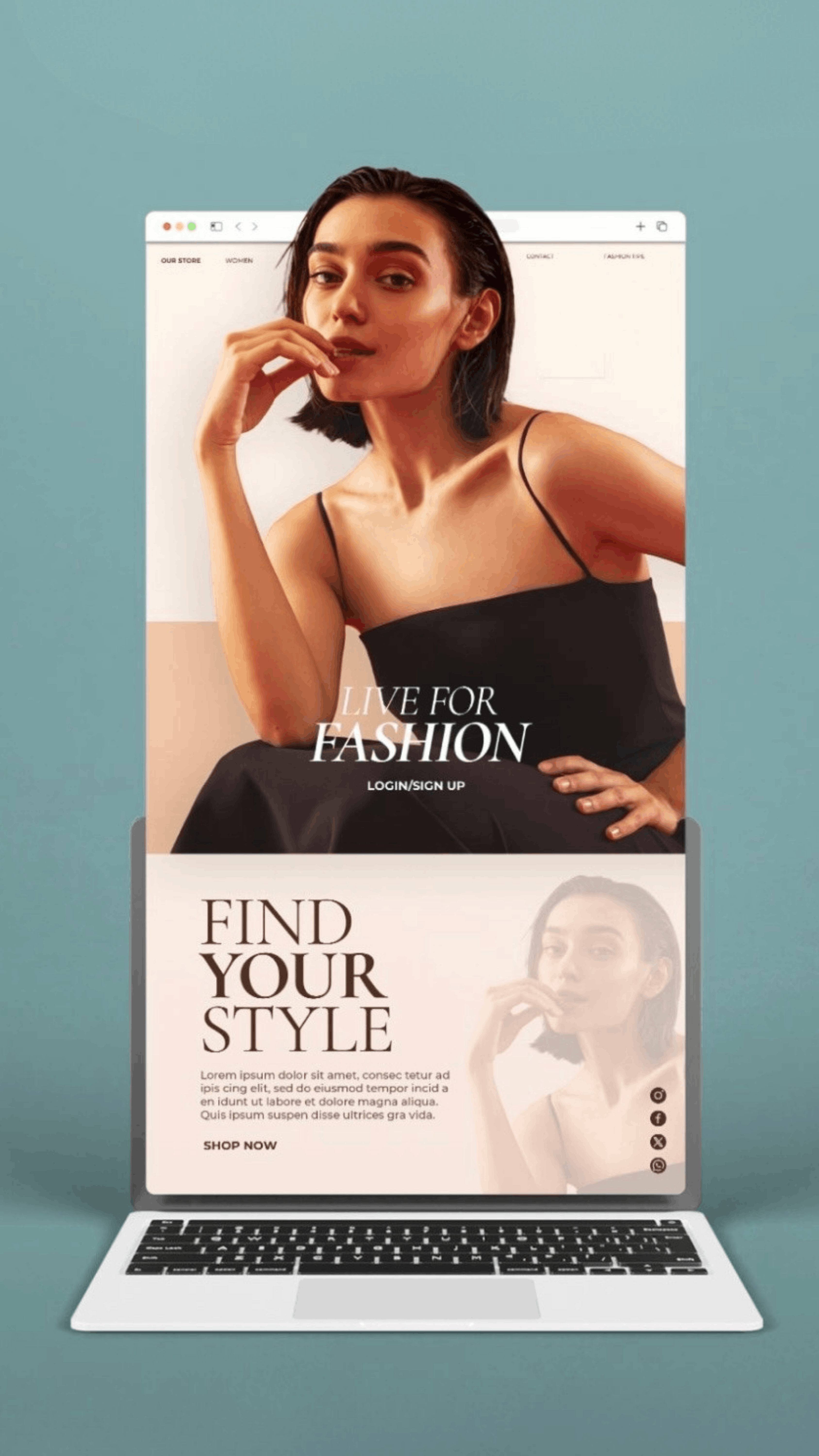 Family posing together for a group portrait.