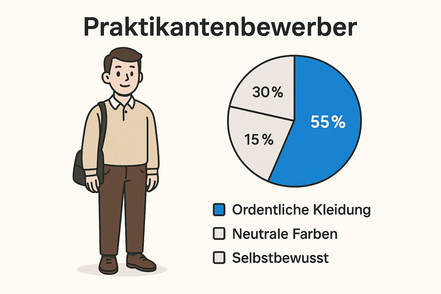 Infografik about bewerbungsfoto für praktikum