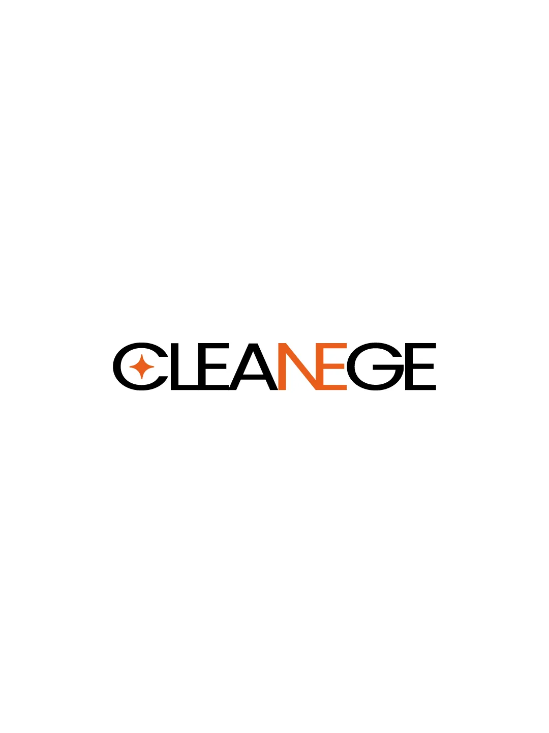 cleanege logo on a car background