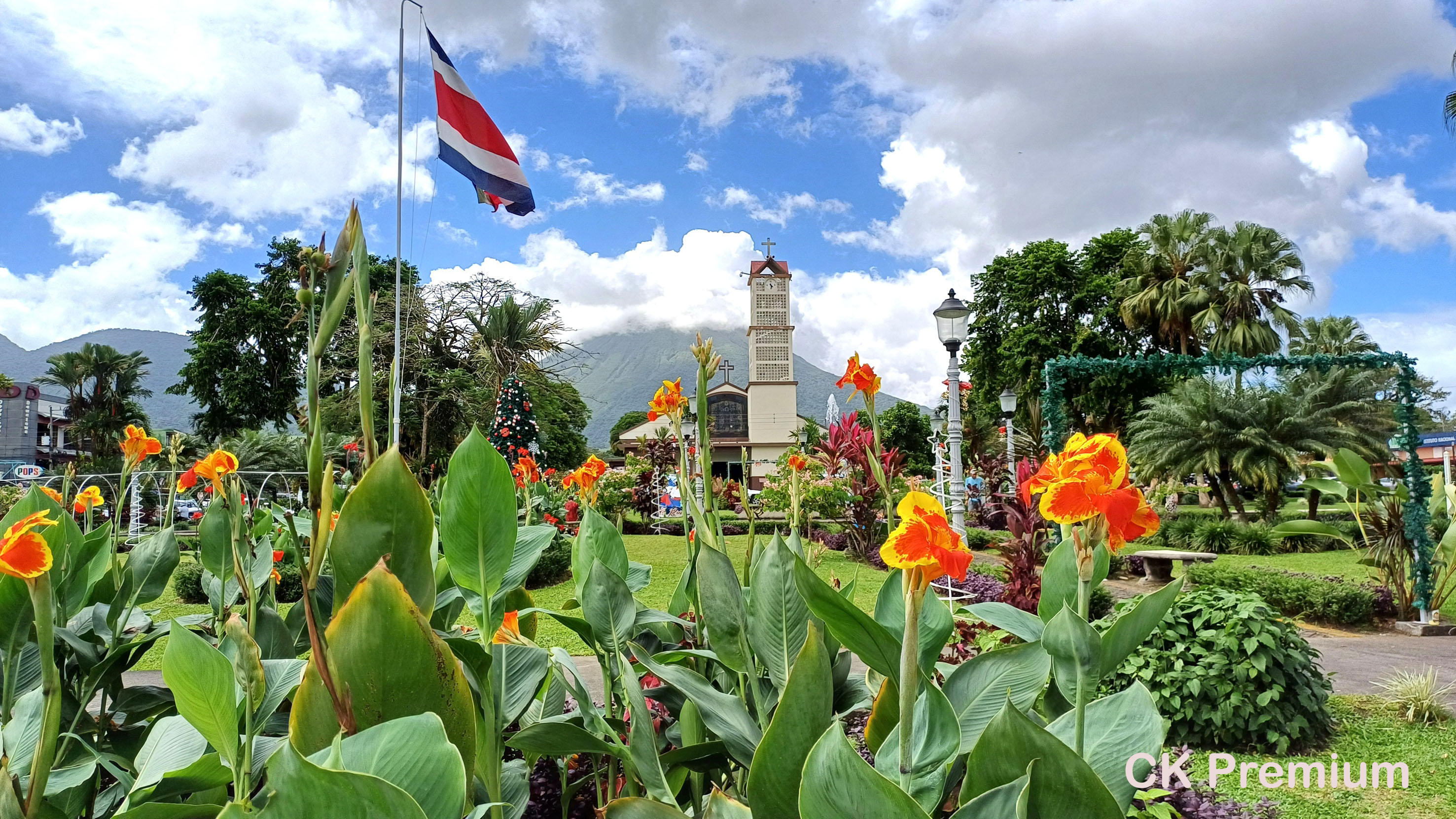 Park v La Fortuna - Arenal, Kostarika.