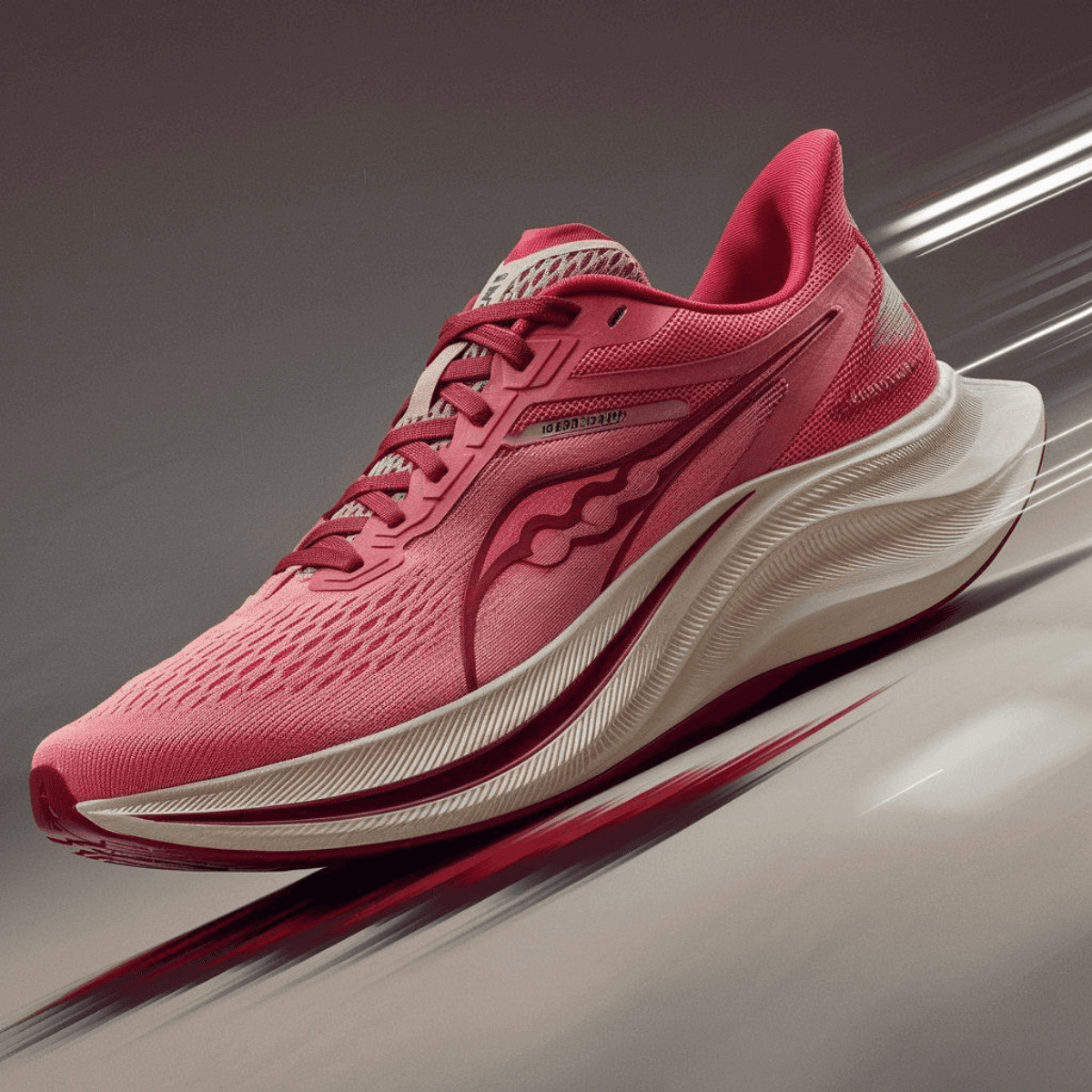 Pink Corbell women’s sneaker with breathable mesh upper and thick cushioned sole.