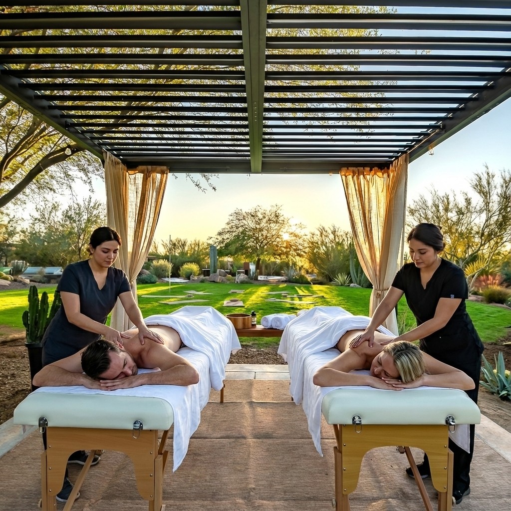 Wellness retreat North Phoenix massage therapy.