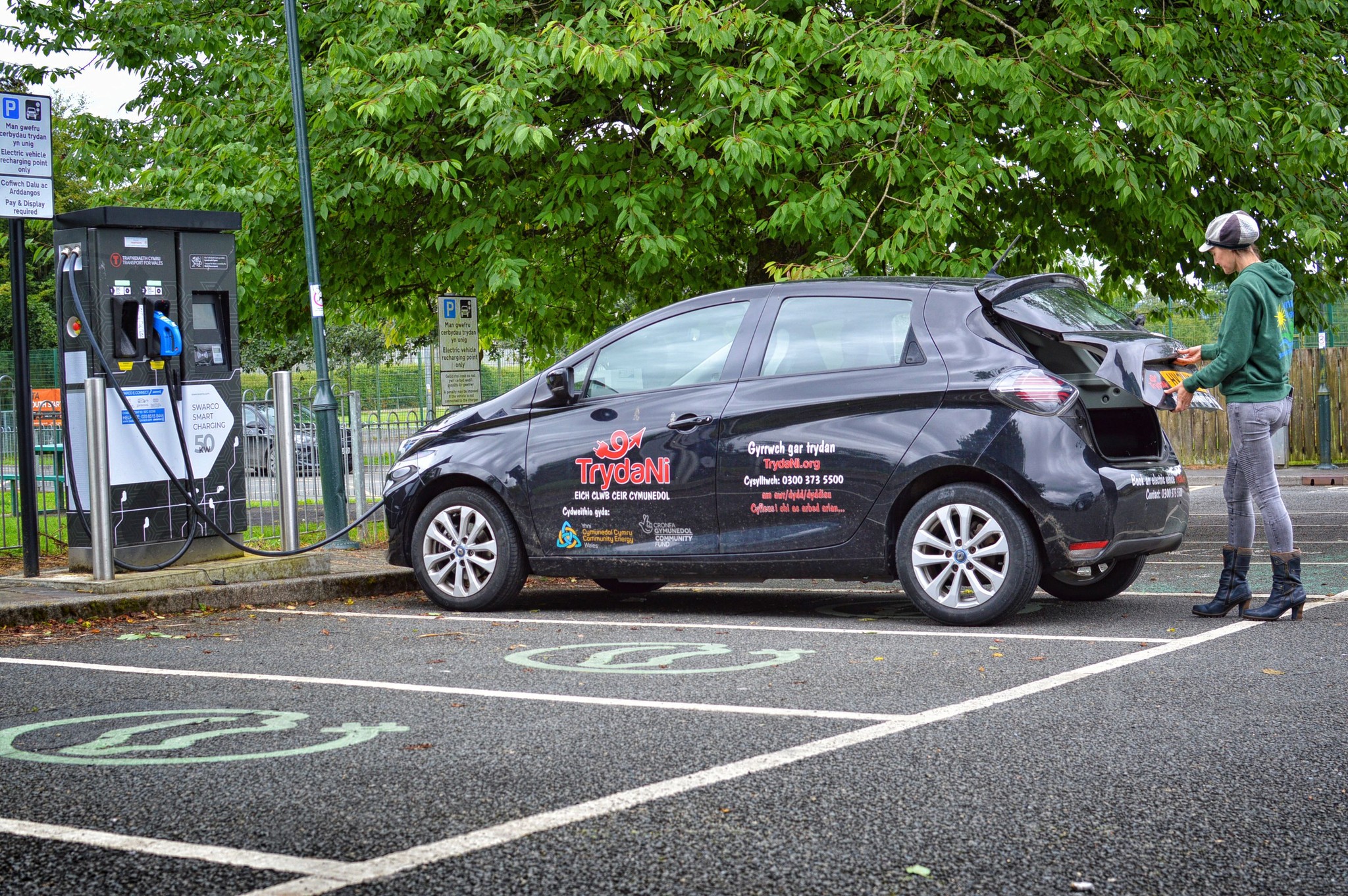 Renault Zoe in Llanymddyfri