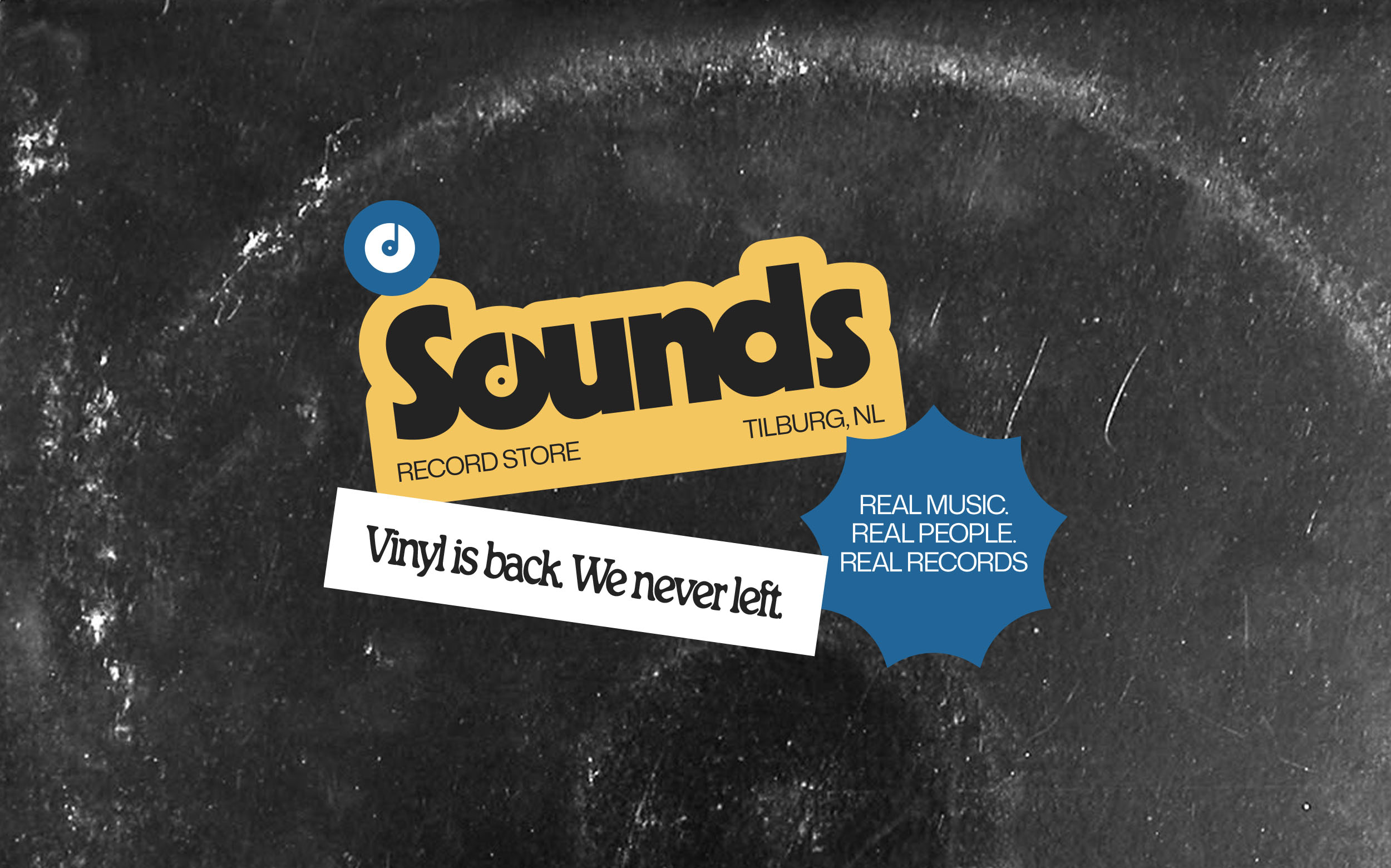 vintage stickers for record store