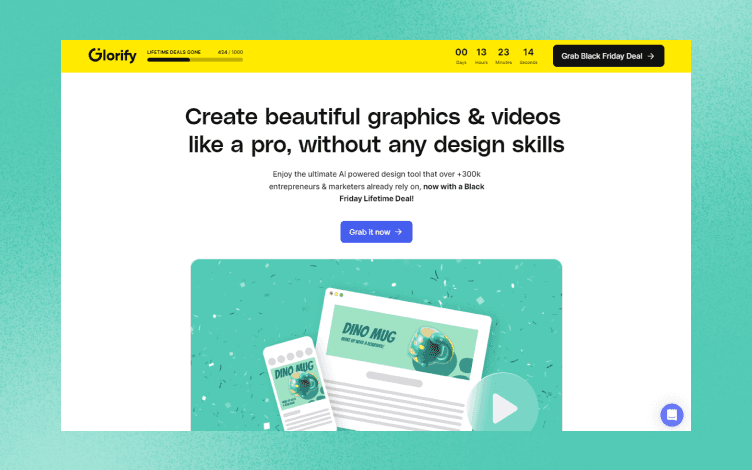 Glorify UI Dashboard