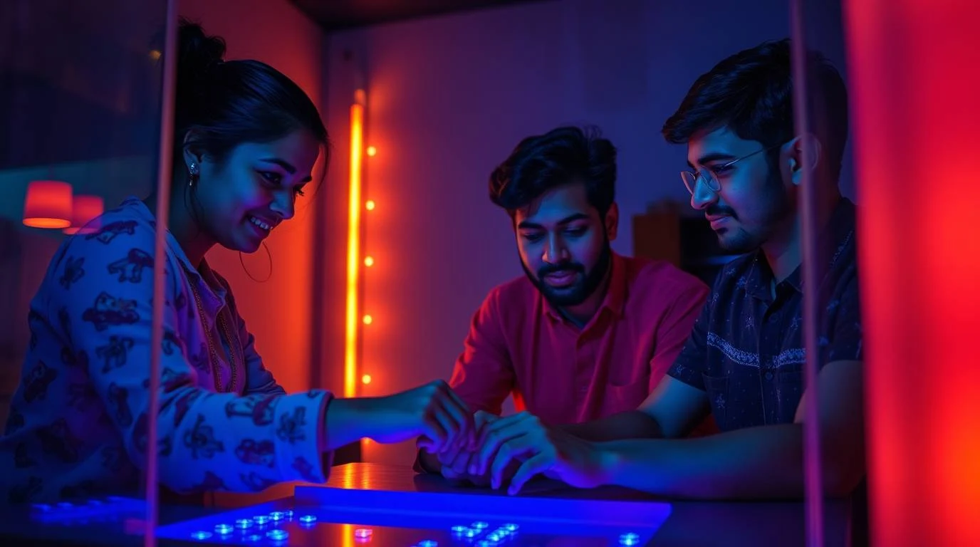 Hyperrealistic set designs in mystery rooms