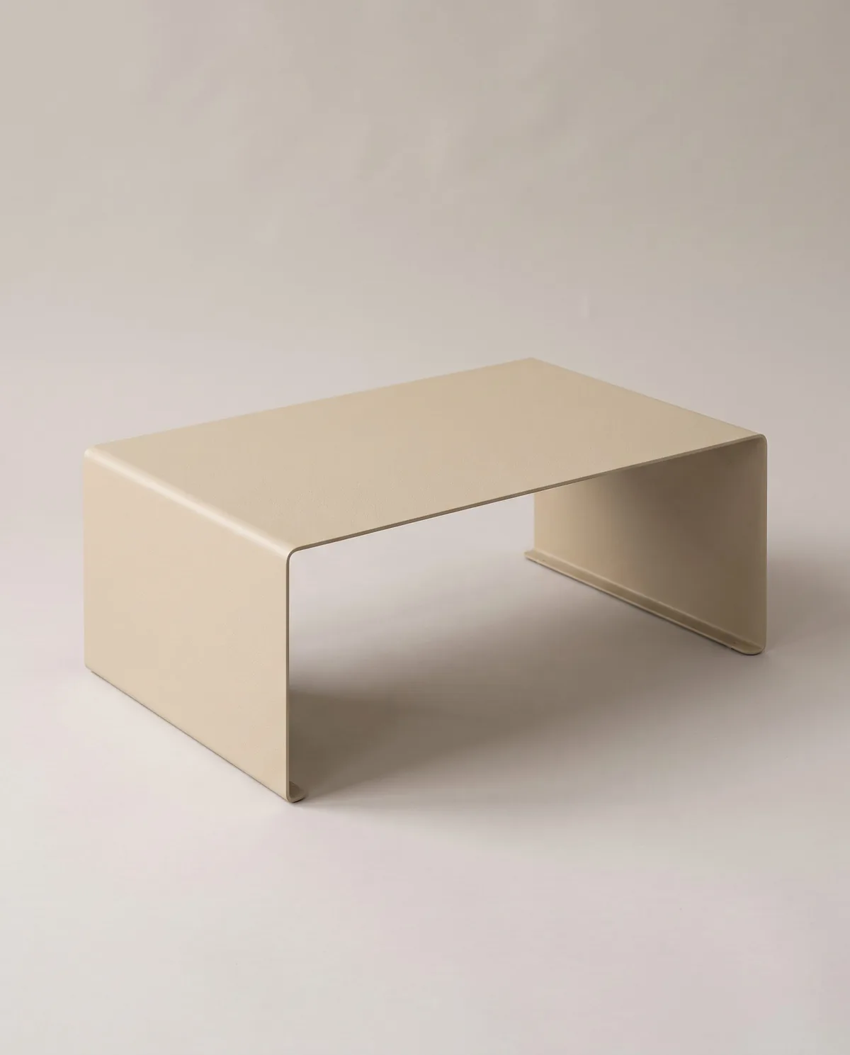 Fold coffee table, Sand powder-coated steel
