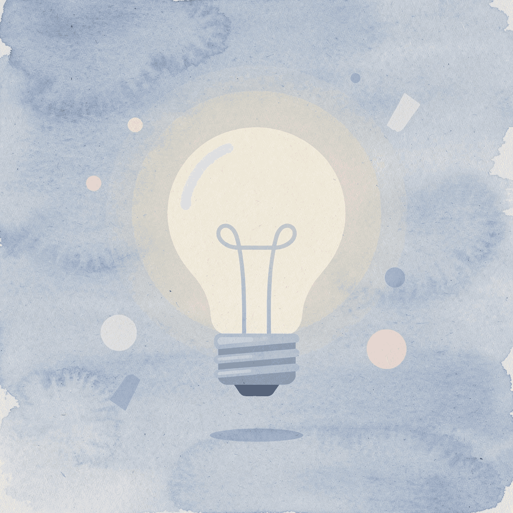 Lightbulb icon representing creative thinking and invention