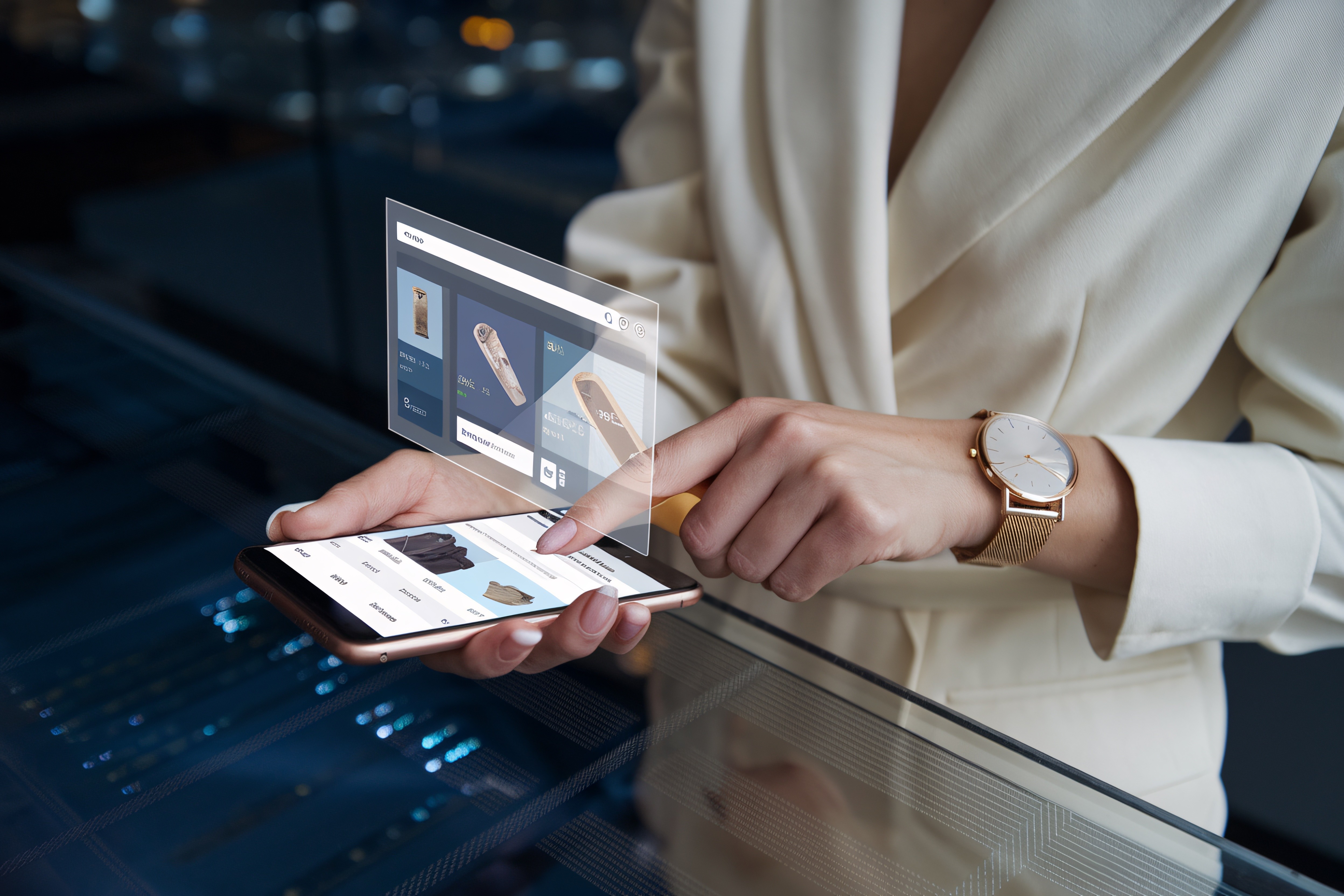 woman using MacBook