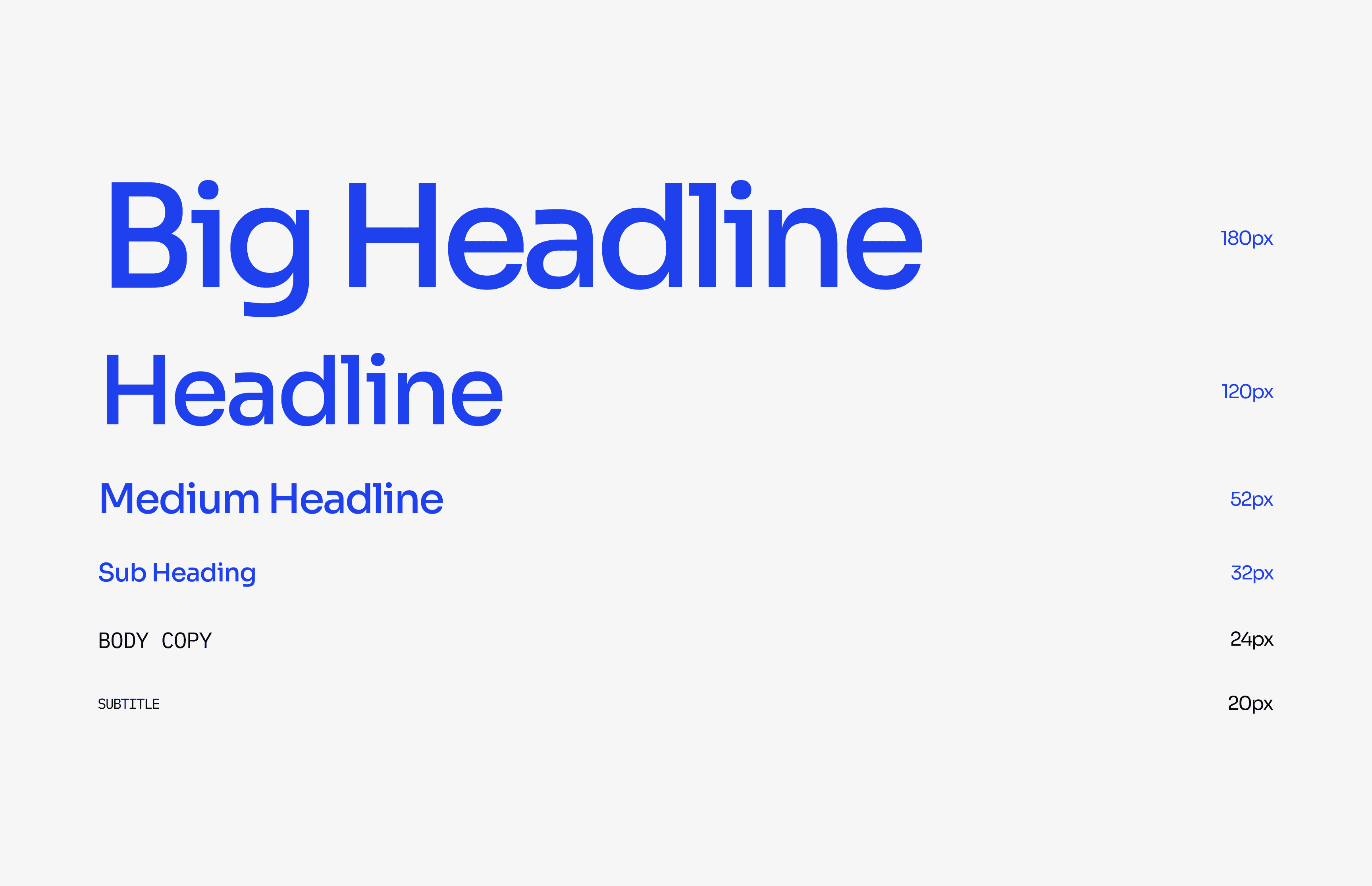 text Hierachy of Heading and p tags with theie variable sizes
