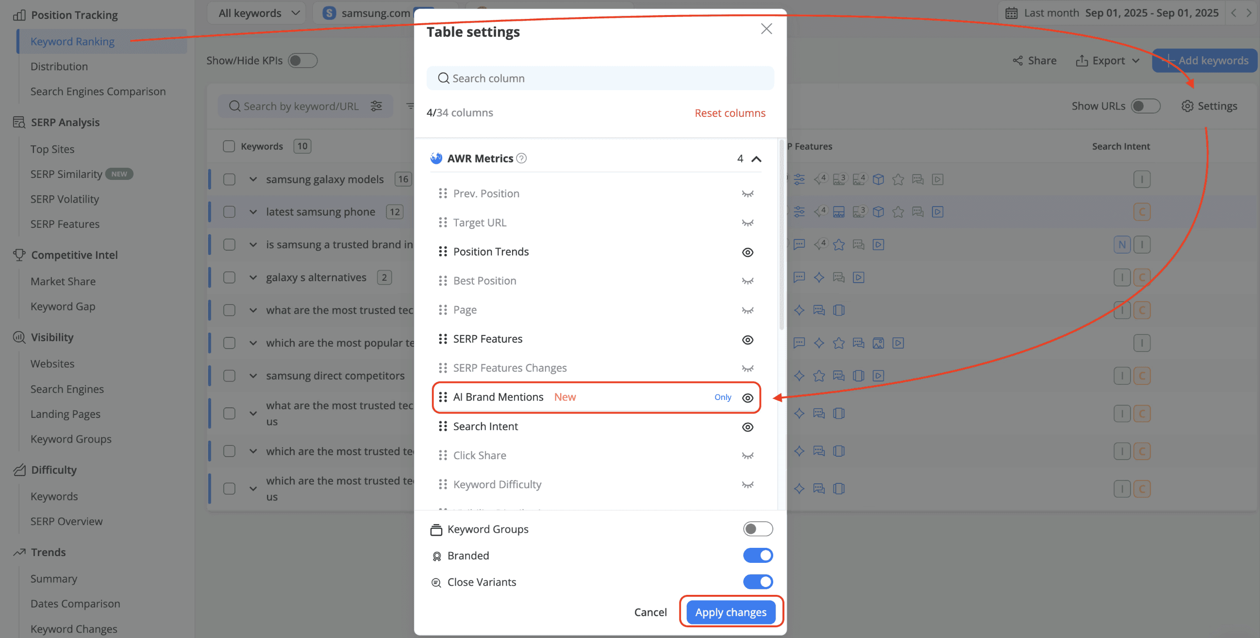 ai-brand-mentions-colum-in-advanced-web-ranking