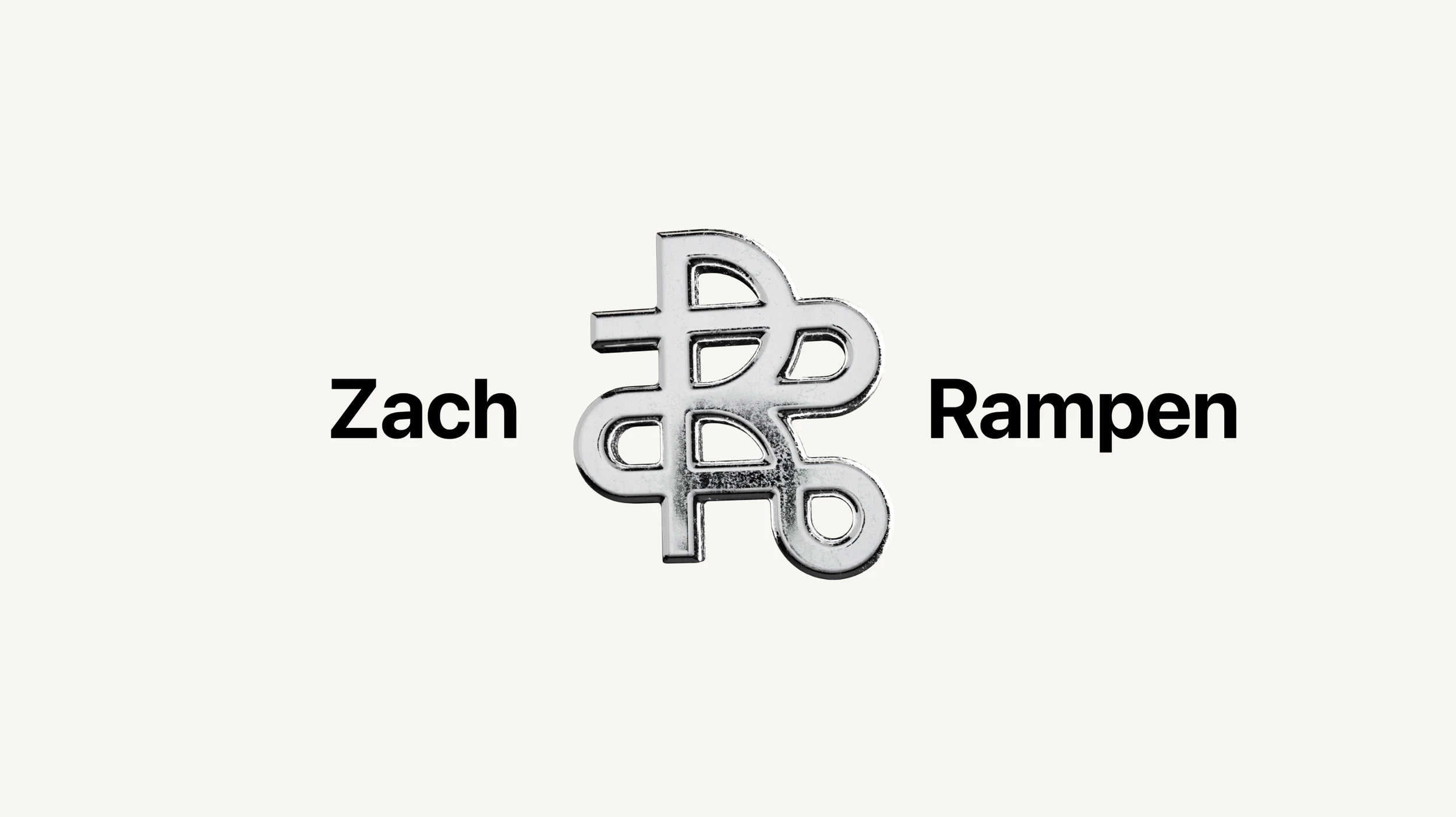 Zach Rampen Logo Animation Still frame