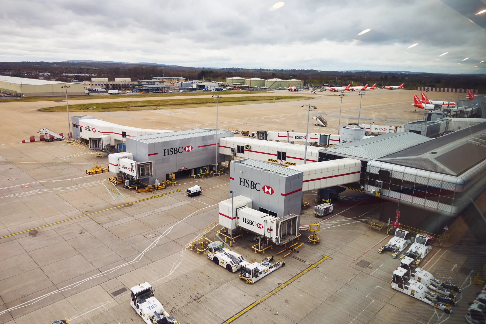 HSBC sponsorship of Gatwick aiport jet bridges