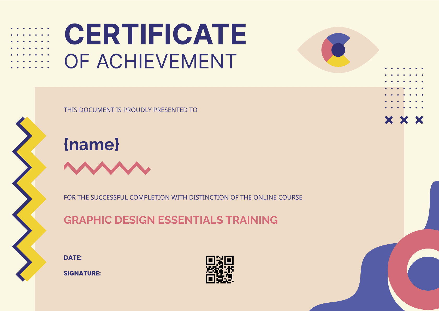 Wauld - Professional and attractive green recognition badge template