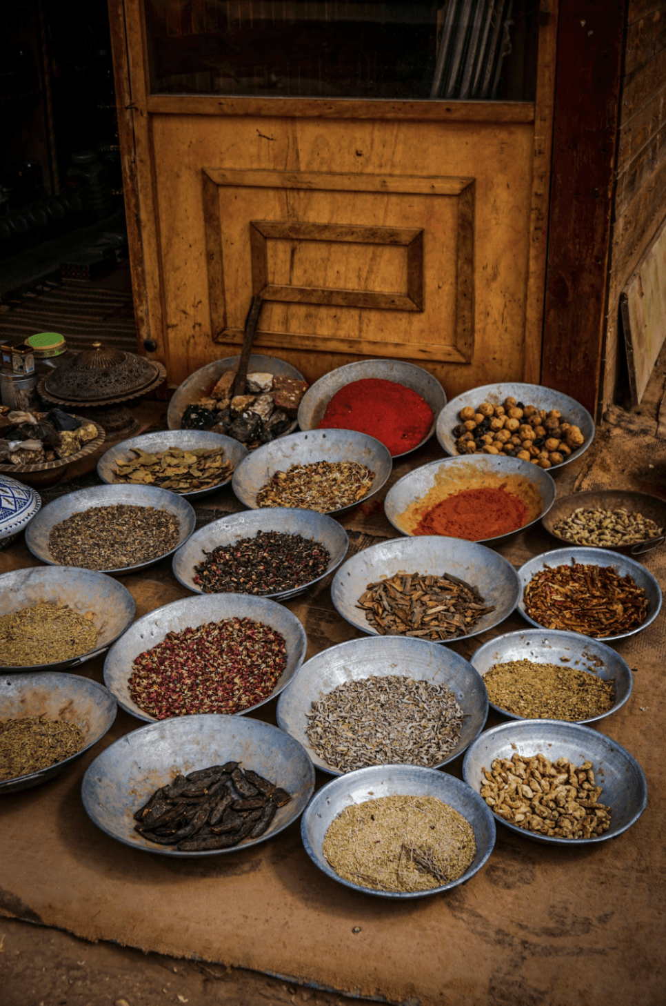 A variety of spices