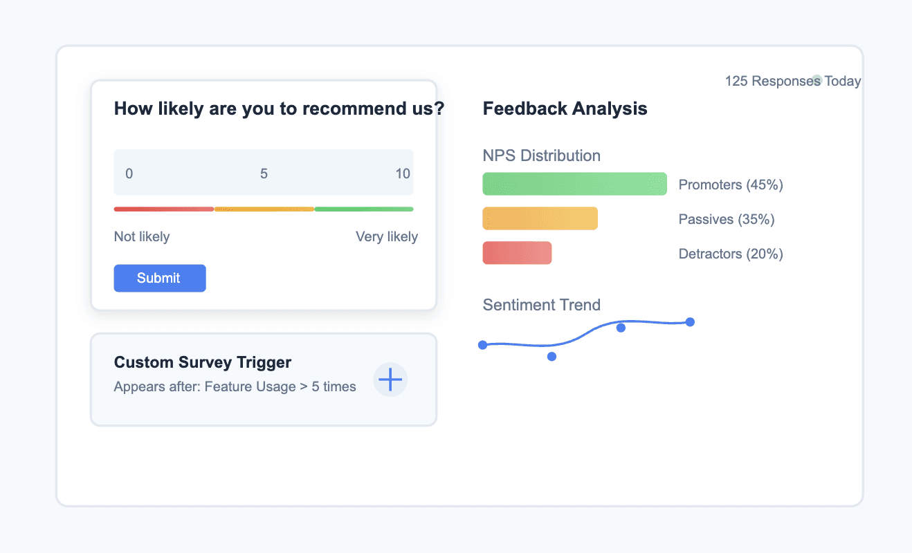 Pendo In App Survey