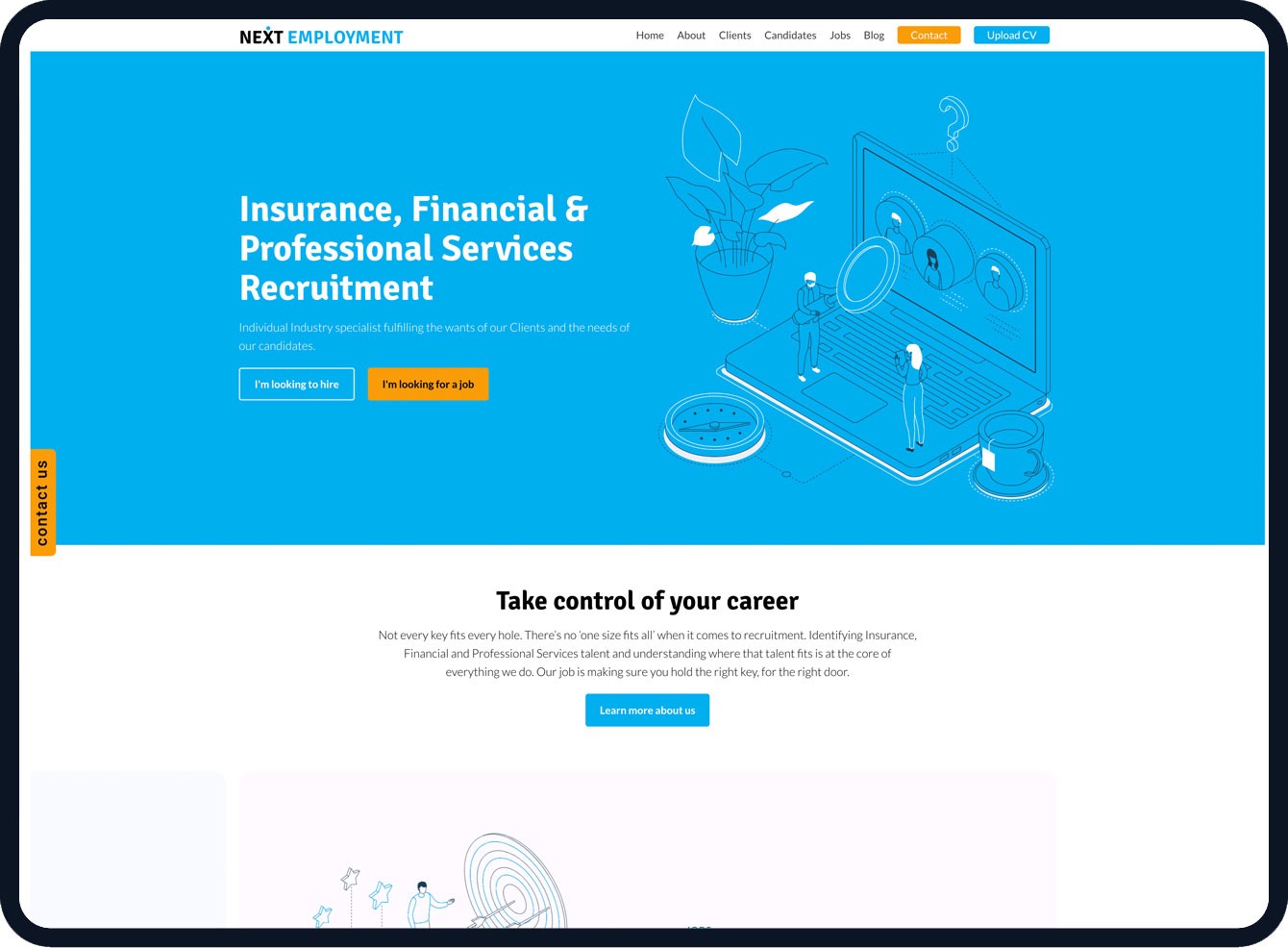 Next Employment website