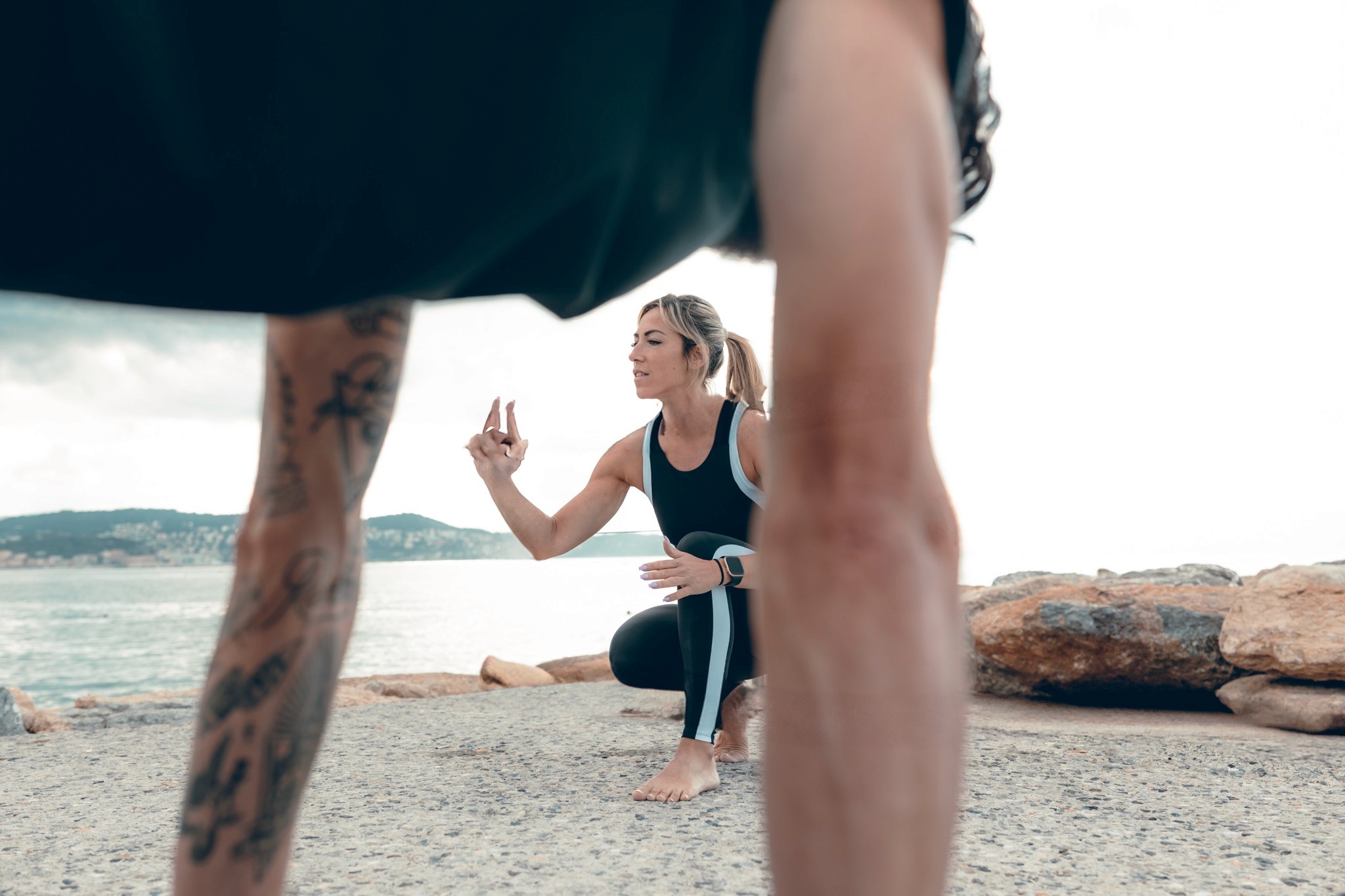 entraînement au bord de mer à Nice