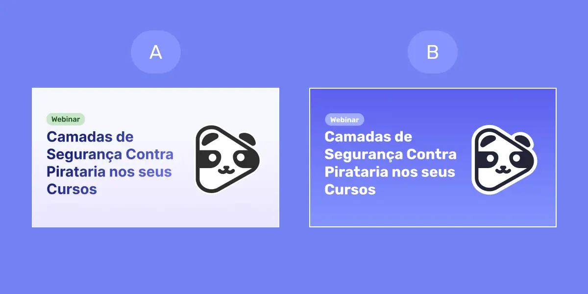 Ideia de Teste A/B para vídeos: Fazer versões de thumbnails diferentes