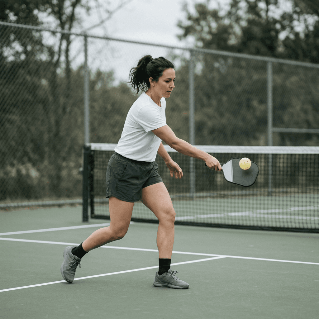 Close up of a woman with eyes closed practicing deep breathing
