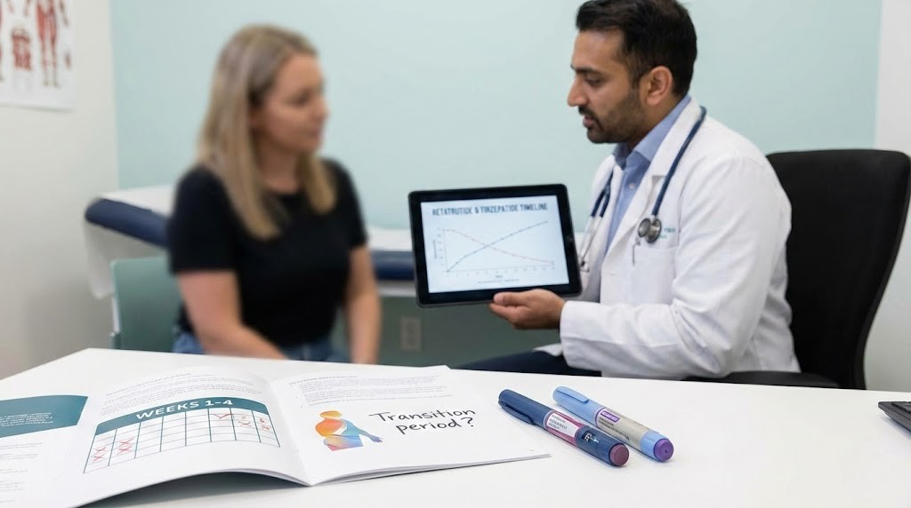 How long does retatrutide take to kick in after tirzepatide