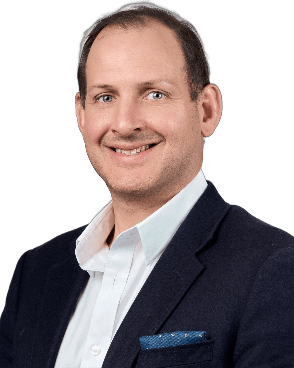 man wearing Henley top portrait