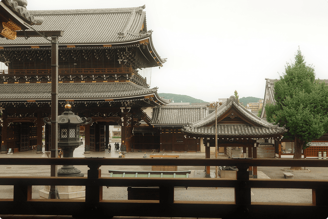 overview of japanese temple
