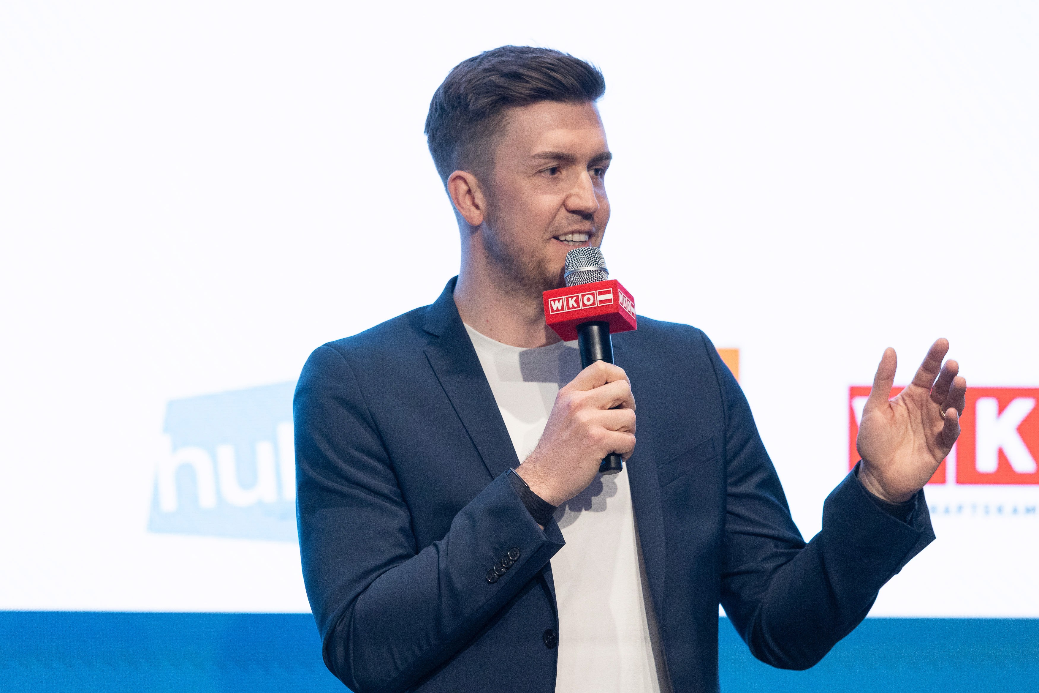 Gregor Pichler auf der Bühne