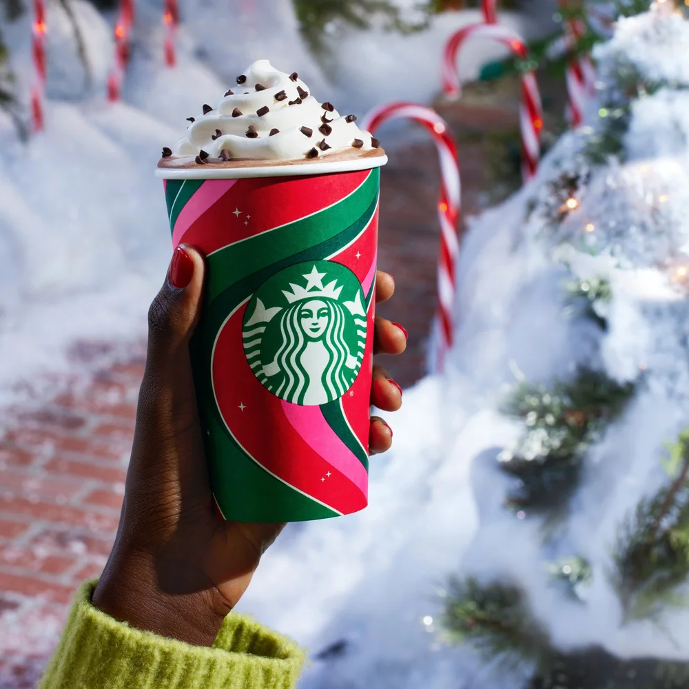 Starbucks candy cane lane cup