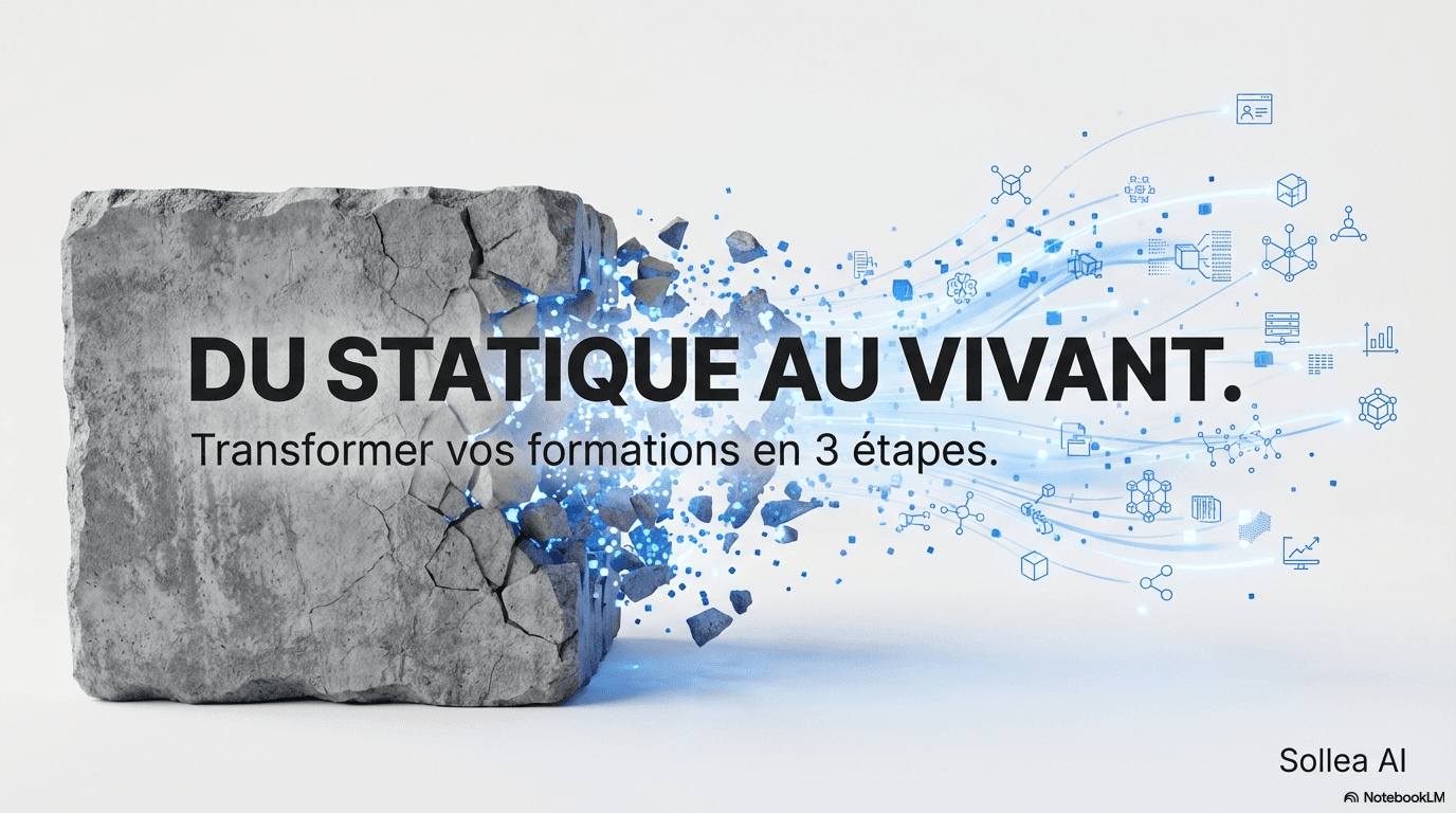 Du statique au vivant : transformer vos formations en 3 étapes