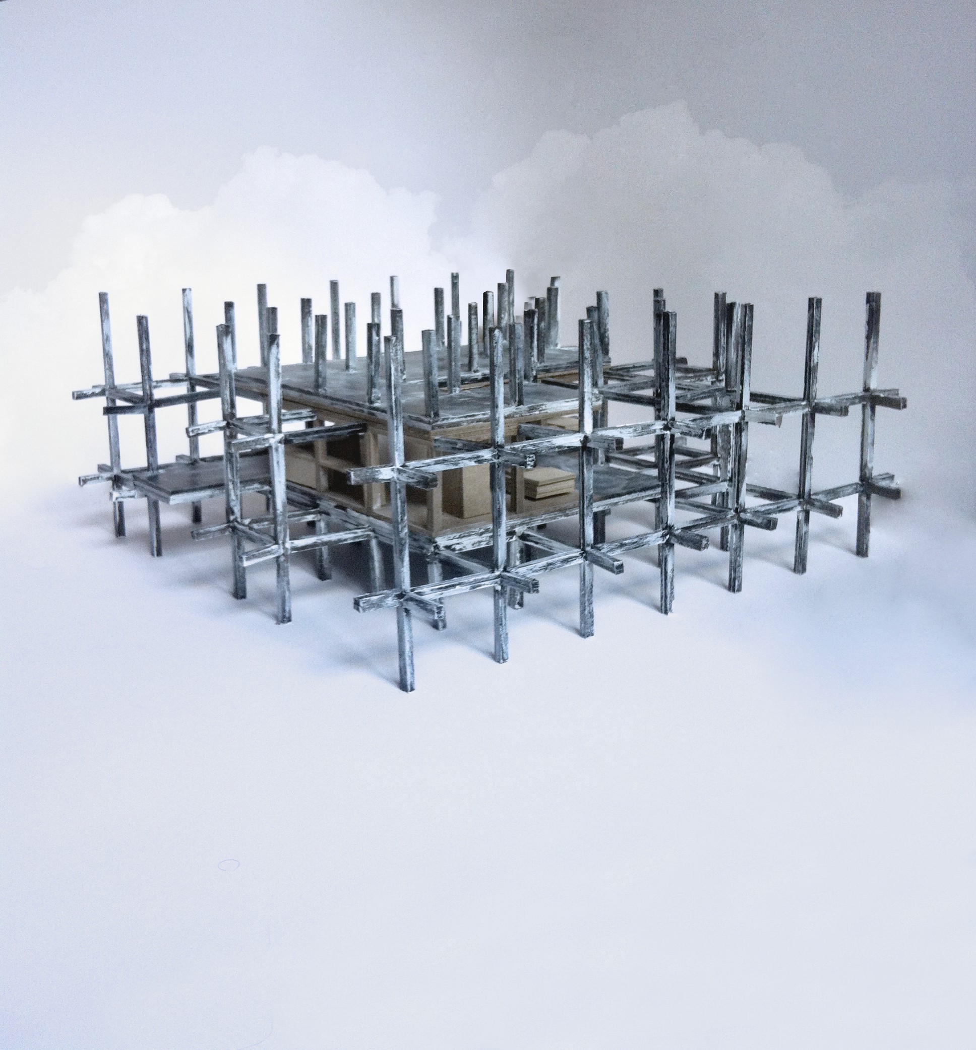 Logement collectif Le Havre maquette concept